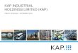 KAP INDUSTRIAL HOLDINGS LIMITED HOLDINGS …...KAP INDUSTRIAL HOLDINGS LIMITED UNAUDITED INTERIM RESULTS FOR THE SIX MONTHS ENDED 31 DECEMBER 2016 HOLDINGS LIMITED (KAP) PUBLIC OFFERING