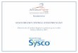 Foodservice SYSCO BRAND CENTRAL ZONE PRICE LIST · 2015-02-16 · Foodservice SYSCO BRAND CENTRAL ZONE PRICE LIST Effective for all orders shipped or picked up on or after Friday,
