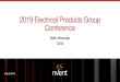2019 Electrical Products Group Conference · 17.1% 24.7% 25.3% 19.1% +40 - 60 bps 19.2% 2015 2017 19.5% 2016 2018 19.0% 2019 Guidance 19.1% nVent Historical Adj. EBITA Margin +40