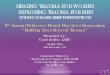 Covington One - Healing Trauma · “Building Lives Beyond Trauma” HEALING TRAUMA FOR WOMEN EXPLORING TRAUMA FOR MEN. EVIDENCE-BASED BRIEF INTERVENTIONS. Presented by : Carol Ackley,