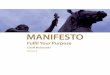 MANIFESTO - Amazon S3This could be your manifesto. Bring Ideas to Life A manifesto is your idea in a physical form. It becomes a tangible, physical and spreadable idea. Fulfil Your
