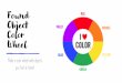 Found Object Color Wheel...Now get creative! •1. Go on a scavenger hunt and collect colorful objects. •2. Assemble the objects in a circular format on a flat surface in the order