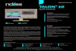Sell Sheet TALON USndi-rs.net/.../uploads/2017/10/Sell-Sheet-TALON-US.pdf · 2017-10-17 · Reads logo designs and images, such as state, non-profit or school alumni icons Hotlist