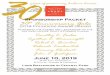 Sponsorship Packet 30 Anniversary Gala 2019 Founders Award ... · - Private tour for 10 (or a work day for corporate employees)* - Corporate HHT Membership for up to 250 employees