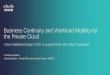Business Continuity and Workload Mobility for the Private ... · Business Continuity and Workload Mobility for the Private Cloud R. Wayne Ogozaly Cloud Architect – Virtual Multi-Service