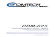 Front cover - Comtech EF Data · 2019-10-15 · ER-CDM625-EA15 Rev - Errata A for MN-CDM625 Rev 15 Comtech EF Data Documentation Update Subject: Change page 1-8, IP Packet Processor
