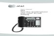 User’s manual 993 Two-line speakerphone with caller ID ... · This AT&T 993 two-line speakerphone with caller ID/call waiting can be used with one or two incoming telephone lines