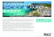 19 DAY ISLAND HOPPING TOUR SARDINIA, SICILY & MALTA€¦ · Island (approx. 20 minutes), one of Sardinia’s secret islands. It’s the big sister of around 60 islands and islets