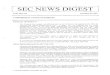 SEC News Digest, December 26, 2001 · SECNEWS DIGEST Issue 2001-246 December 26 2001 COMMISSION ANNOUNCEMENTS FEE RATE ADVISORY The Congress has passed and will soon send to the President