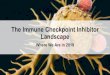 The Immune Checkpoint Inhibitor LandscapeProfessor, Pharmacy Practice and Science University of Arizona College of Pharmacy Oncology Clinical Pharmacist Banner University Medical Center
