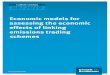 Economic models for assessing the economic effects of ... · Economic models for assessing the economic effects of linking emissions trading schemes . As part of the project “Analysis