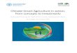limate-Smart Agriculture in action: from concepts to ... · Climate-Smart Agriculture in action: from concepts to investments dedicated training for staff of the Islamic Development