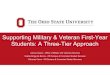 Students: A Three-Tier Approach Joshua Clasen - …fye.osu.edu/Presentations/Supporting Military and Veteran...Supporting Military & Veteran First-Year Students: A Three-Tier Approach