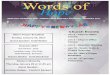 Words of Hopestorage.cloversites.com/inmanfirstbaptistchurch/documents/Jan 2017.pdf-- ikids & iPraise will resume, iPraise 5-6. Ikids 6-7. For many of you starting a new year may not