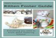 PAWS Humane Kitten Foster Guide · 2020-03-26 · The Foster Care Program allows PAWS Humane to take in more kittens per year than could be housed in the shelter due to limitations