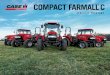 COMPACT FARMALL C - CNH Industrial€¦ · Compact Farmall C deluxe tractors — both cab and non-cab models — provide an exceptional operating experience in a simple, easy-to-use
