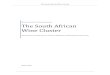 Microeconomics of Competitiveness The South African Wine ...The South African Wine Cluster 1 COUNTRY ANALYSIS OVERVIEW OF SOUTH AFRICA Geography Located on the southernmost tip of