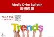 Media Drive Bulletin 宏將週報 · 資料來源: Nielsen Media Research, MI；單位：%；Ericsson ConsumerLab TV & Media 2015 Study 直播節 目 節目首 播 社交話 題經驗