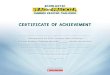 certificate of achievement - Scholastic...certificate of achievement Participated in the 2019 Scholastic Read-a-Palooza Summer Reading Challenge and read minutes this summer! Name