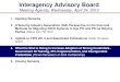 Interagency Advisory Board - FIPS201.com · The PIV card PIV card issuance and lifecycle FIPS 201 and biometrics Federal assurance and authentication levels FIPS 201/PIV card physical