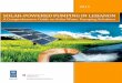 SOLAR-POWERED PUMPING IN LEBANON - UNDP and Environment... · SOLAR-POWERED PUMPING IN LEBANON A Comprehensive Guide on Solar Water Pumping Solutions . Final: May 19, 2015 T e c hn