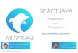 React Java Presentation - HWSW · MIGERAN - SMART SOFTWARE SOLUTIONS • Először megbízás alapú szoftverfejlesztés • 6 év Google V8 motor fejlesztés ~ 1100 commit • 2013-tól