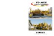 The Worldwide Leader in Concrete Paving Technology · PS-4000 two-track front and side views with twin folding belt conveyors • PS-4000 four-track front and side views with sliding