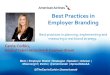 Best Practices in Employer Branding Best Practices in Employer Branding Best practices in planning,