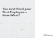 You Just Hired your First Employee — Now What? · Once you submit your application, you will immediately receive your EIN number. A few days later, you will receive paper confirmation