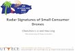 Radar Signatures of Small Consumer Dronesusers.ece.utexas.edu/~ling/SmallDroneISAR_Li_Ling.pdf · Radar Signatures of Small Consumer Drones Chenchen J. Li and HaoLing ... DJI Inspire