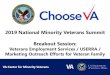 2019 National Minority Veterans Summit PowerPoint · Disabled Veteran Affirmative Action Program (DVAAP); and the Uniformed Services Employment and Reemployment Rights Act of 1994