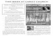 THIS WEEK AT CHRIST CHURCH - Clover Sitesstorage.cloversites.com/christchurch2/documents/2013-07...2013/07/21  · Children’s Choir: Ruth Ann Wrucke, Director, (650) 851-8435 Sequoia