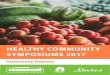 HEALTHY COMMUNITY SYMPOSIUMS 2017 - Amazon S3 the first-ever Healthy Community Symposiums hosted by