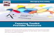 Tapering Toolkit Provider Resource - · PDF file 2016-12-02 · Tapering Toolkit Provider Resource ... management of complications and special scenarios during the tapering process