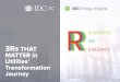 EEVACE I EIIECE - IDC UKI · 2019-11-07 · EEVACE. 3Rs that Matter in Utilities’ Transformation Journey I EIIECE. Utilities across the world are radically transforming their businesses