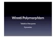 Winnti Polymorphism - HITCON · • Winnti malware is polymorphic, but – The variants and tools have common codes • e.g., conﬁg/binary encryption, API hash calculation – Some