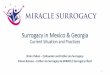 Surrogacy in Mexico & Georgia - Growing FamiliesHistory of Surrogacy in Mexico • Surrogacy “legalized” in civil code in the State of Tabasco, Mexico in 1997 • Populat given