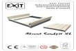 Aksent Sandpit XL · 2016-07-07 · 5 2. Guidelines for safe use Using your EXIT Aksent product as instructed in this manual will eliminate virtually all hazards. However, please