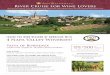 CRUISE THE WINE REGIONS OF BORDEAUX WITH 4 Napa …...CRUISE THE WINE REGIONS OF BORDEAUX WITH 4 Napa Valley Wineries! Terms & Conditions: All rates are per person in USD for cruise