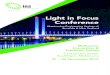 Light in Focus Conference - IESANZ · 2019-11-21 · Light in Focus Conference Melbourne Convention & Exhibition Centre 2 Clarendon Street, ... Vineetha Kalavally, Monash University