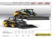 200 SERIES SKID STEERS LOADERS/COMPACT TRACK …...to slash the running costs of the machine throughout its lifetime. COMPACT TRACK LOADERS “GET THINNER” Our new chassis is narrower,