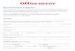 Store Purchasing Card application - Microsoft · Upon receipt of notification by Office Depot, an immediate hold will be placed on the account preventing any further transactions