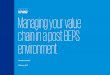 Managing your value chain in a post BEPS environment€¦ · chain in a post BEPS environment Tax Matters Webinar 5 February 2019 . 2 With you today Tim Sarson Partner, ... —Tax