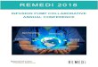 REMEDI 2018 - Purdue University€¦ · welcome you to the REMEDI Pump Collaborative Annual Conference. REMEDI PUMP COLLABORATIVE APRIL 18-20, ... 2:15 ^ New interoperability technology