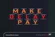 Make Delay Pay report...think it will be too much effort for too little money. Don’t miss out - Make Delay Pay Overall, the proportion of passengers who knew they could claim but