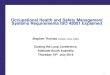 Occupational Health and Safety Management Systems ... · Occupational Health and Safety Management Systems Requirements ISO 45001 Explained Stephen Thomas ChOHSP, CFSIA, FRMIA 