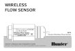 WIRELESS FLOW SENSOR - Irrigation Supplies Australia · 1. Hunter Wireless Flow Sensor and transmitter (WFS) 2. Irrigation valve box per plan heat stamp lid with “FS” in Letters