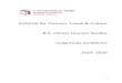 Institute for Tourism, Travel & Culture B.A. (Hons ... · guidelines for students and tutors on the expected practice of the Institute for Tourism, Travel and Culture for the completion