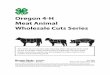 Oregon 4-H Meat Animal Wholesale Cuts Series...Oregon 4-H Meat Animal Wholesale Cuts Series This series of crossword puzzle teaching aids is designed to be used by the 4-H leader when