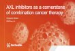 AXL inhibitors as a cornerstone of combination cancer therapy€¦ · AXL inhibitors as a cornerstone of combination cancer therapy Corporate Update April 2018 Richard Godfrey, CEO